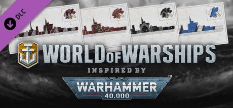 Front Cover for World of Warships × Warhammer 40,000: Grimdark Camouflage Pack (Windows) (Steam release)