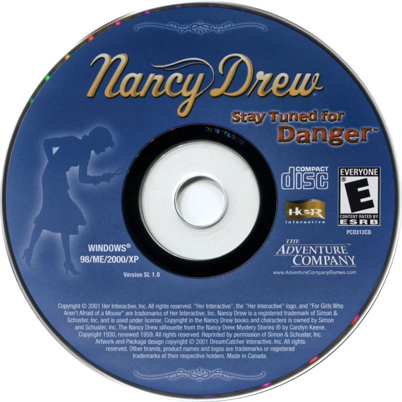 Media for Nancy Drew: 75th Anniversary Edition (Limited Edition) (Windows) (Alternate release): <i>Stay Tuned for Danger</i>