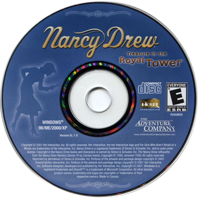 Media for Nancy Drew: 75th Anniversary Edition (Limited Edition) (Windows) (Alternate release): <i>Treasure in the Royal Tower</i>