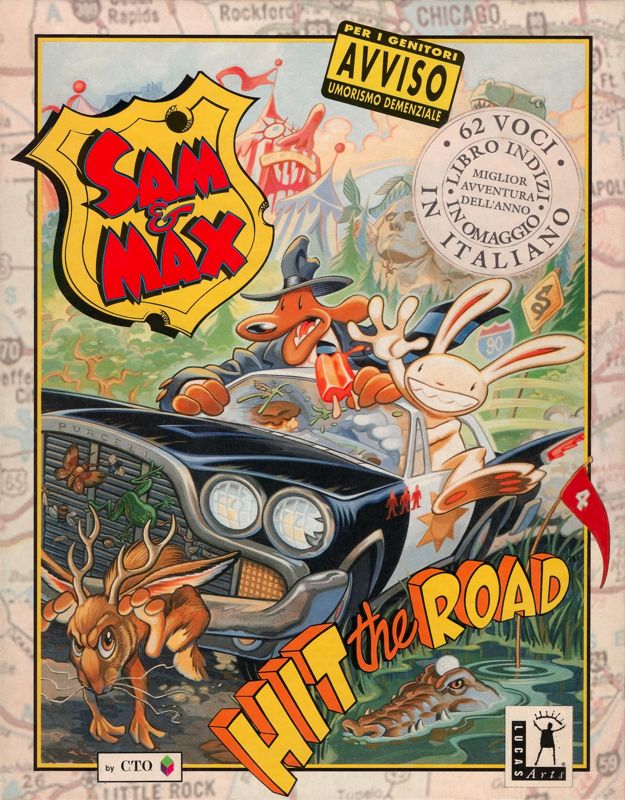Front Cover for Sam & Max: Hit the Road (DOS) (CD-ROM Full Talkie release)