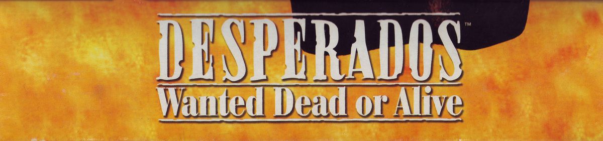 Spine/Sides for Desperados: Wanted Dead or Alive (Windows): Top