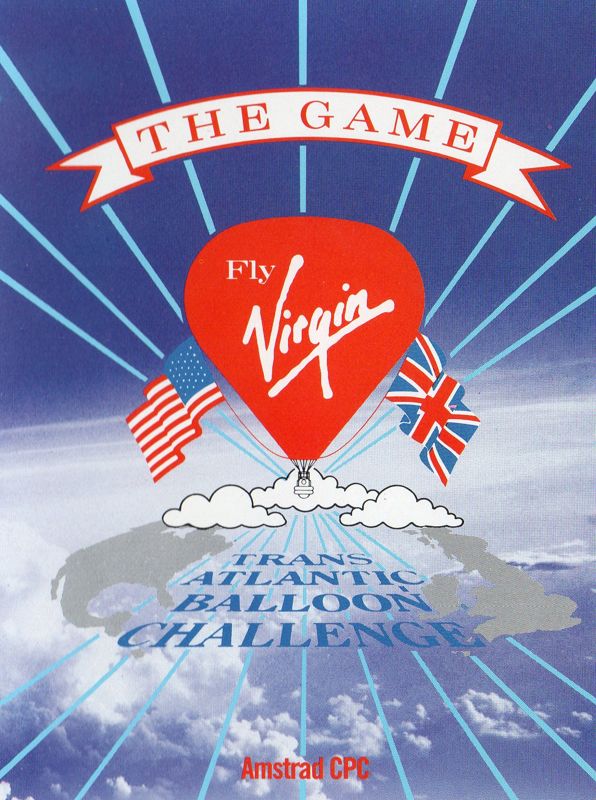 Front Cover for Trans-Atlantic Balloon Challenge: The Game (Amstrad CPC)