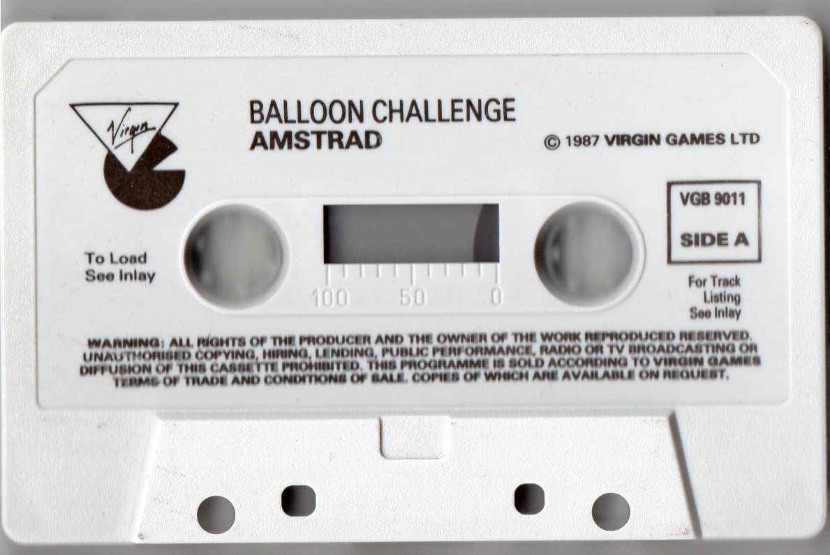 Media for Trans-Atlantic Balloon Challenge: The Game (Amstrad CPC)