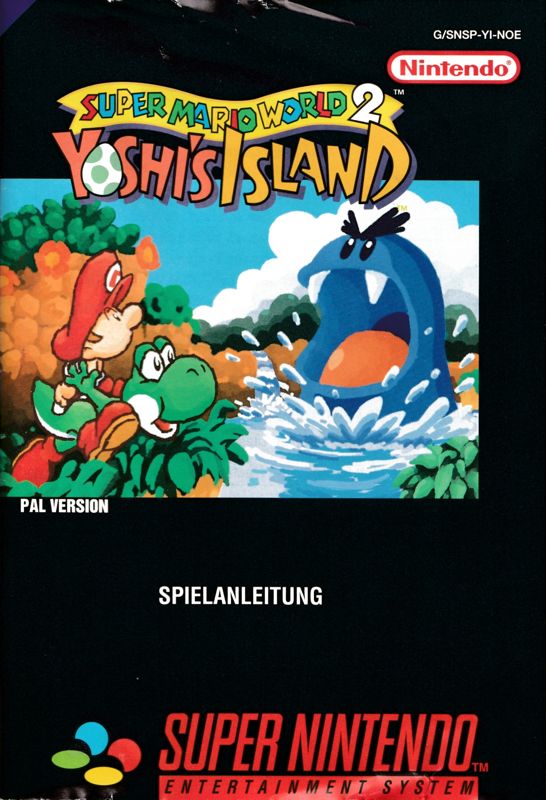 Manual for Super Mario World 2: Yoshi's Island (SNES): Front