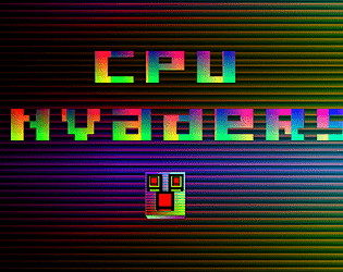 Front Cover for CPU Invaders (Windows) (itch.io release)