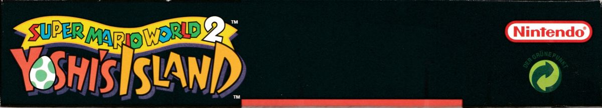 Spine/Sides for Super Mario World 2: Yoshi's Island (SNES): Top