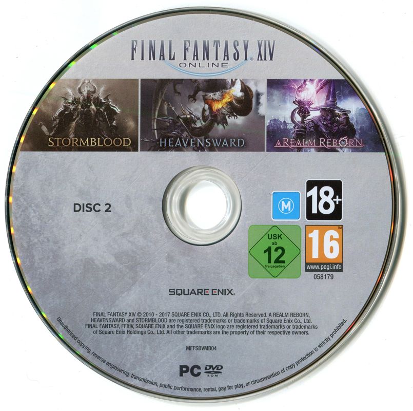 Media for Final Fantasy XIV Online: Complete Edition (Windows): Disc 2