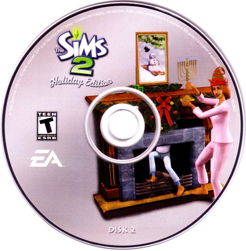 Media for The Sims 2: Holiday Edition (Windows): Disc 2