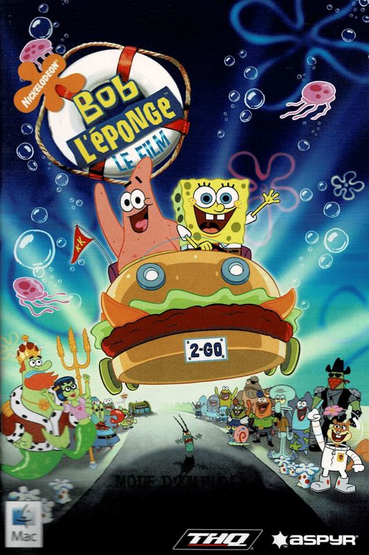 Manual for The SpongeBob SquarePants Movie (Macintosh): Front