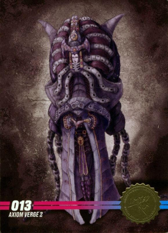 Extras for Axiom Verge 2 (Nintendo Switch) (Limited Run Games release #123): LRG card - Front