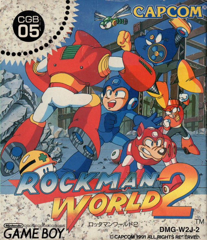 Front Cover for Mega Man II (Game Boy)
