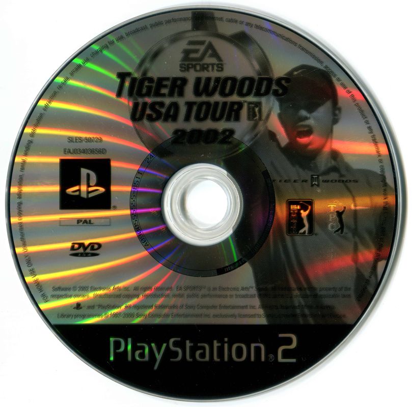 Media for Tiger Woods PGA Tour 2002 (PlayStation 2)