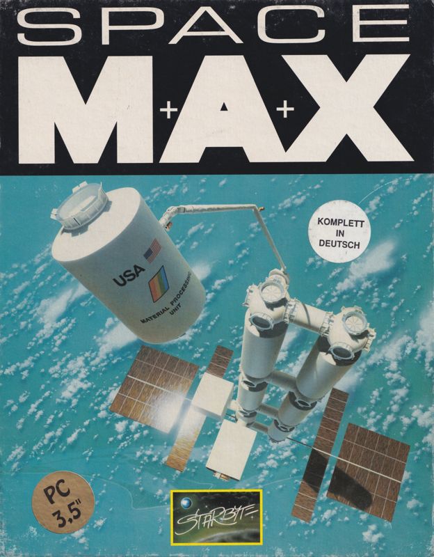 Front Cover for Space M+A+X (DOS) (3.5" floppy disk release)