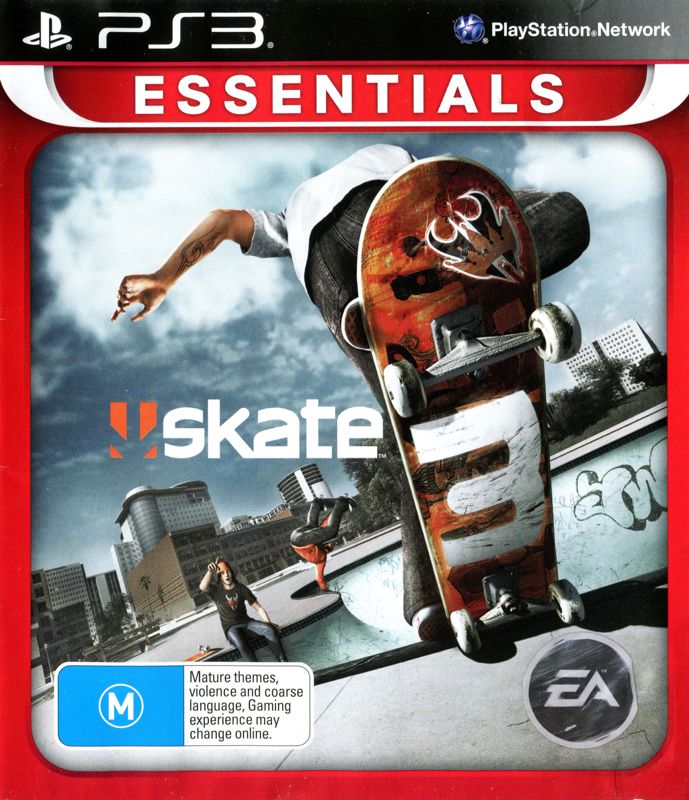 Front Cover for skate 3 (PlayStation 3) (Essentials release)