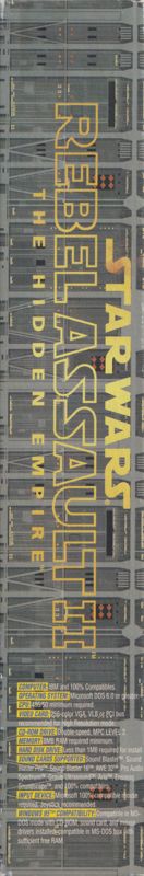Spine/Sides for Star Wars: Rebel Assault II - The Hidden Empire (DOS and Windows) (2nd German release (Complete German) - re-release): Left