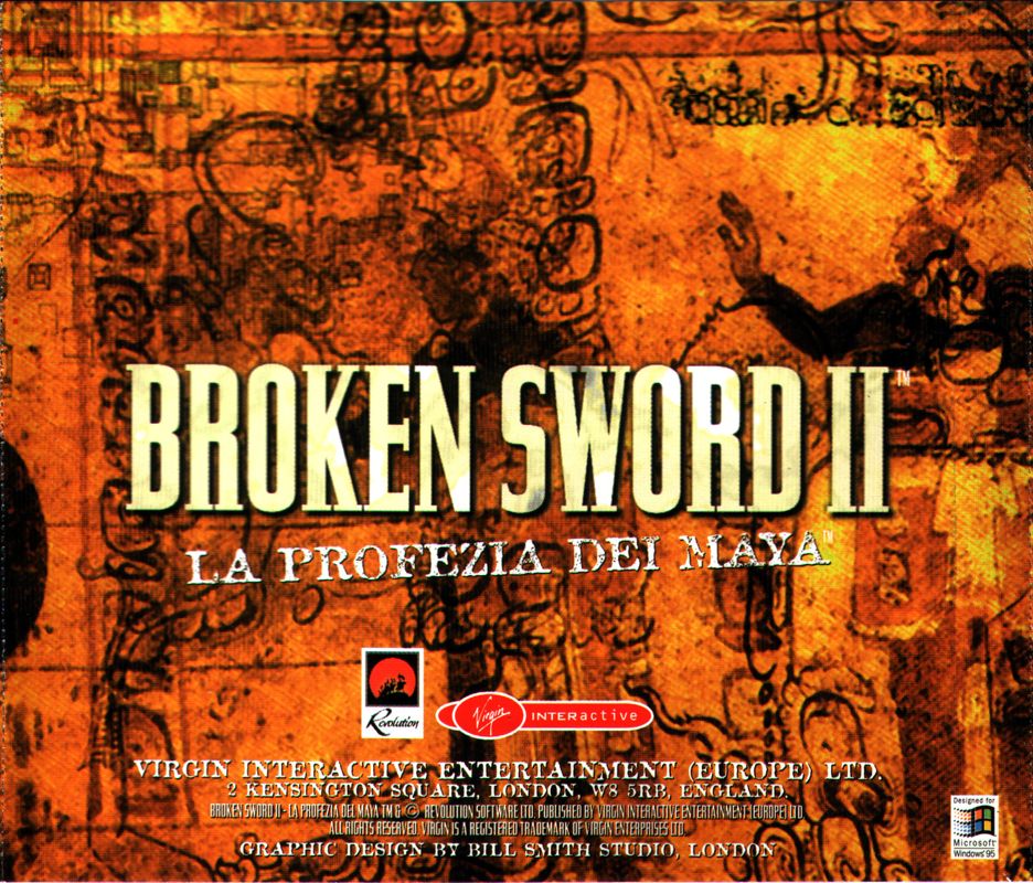 Other for Broken Sword: The Smoking Mirror (Windows): Jewel Case - Back