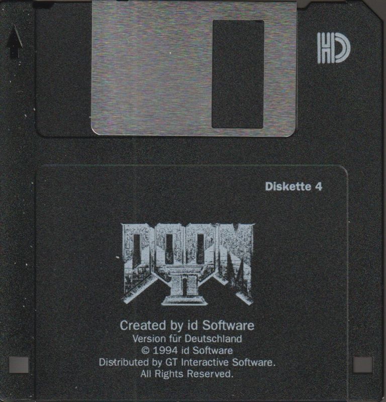 Media for Doom II (DOS) (3.5" floppy disk release): Disk 4