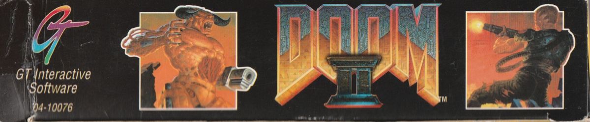 Spine/Sides for Doom II (DOS) (3.5" floppy disk release): Top