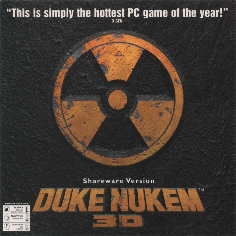 Front Cover for Duke Nukem 3D (DOS) (Shareware version)
