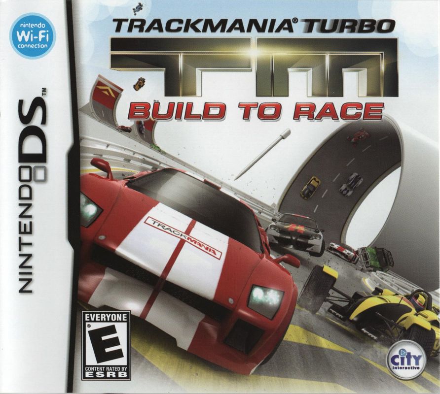 Front Cover for TrackMania Turbo: Build to Race (Nintendo DS)
