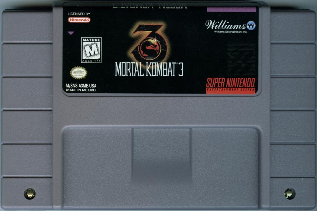 Media for Mortal Kombat 3 (SNES) (re-release made in Mexico)