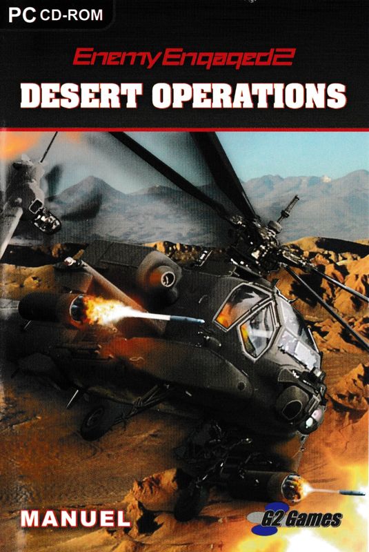 Manual for Enemy Engaged 2: Desert Operations (Windows): Front (36-page)