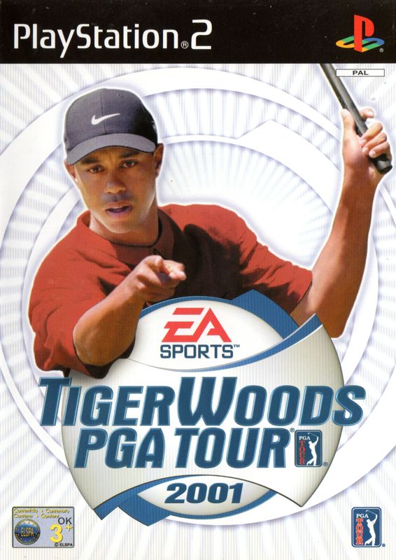 Front Cover for Tiger Woods PGA Tour 2001 (PlayStation 2)