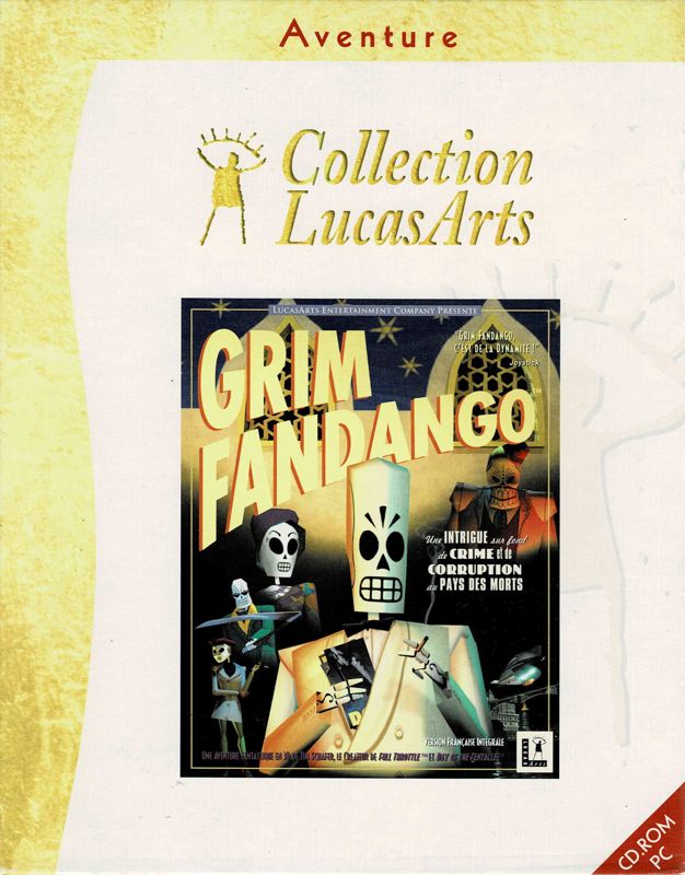 Front Cover for Grim Fandango (Windows) (Collection LucasArts release)