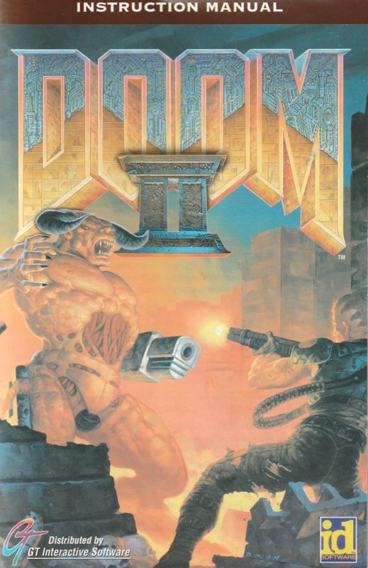 Manual for Doom II (DOS) (3.5" floppy disk release): Front