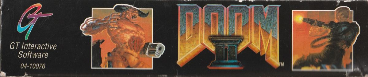Spine/Sides for Doom II (DOS) (3.5" floppy disk release): Bottom