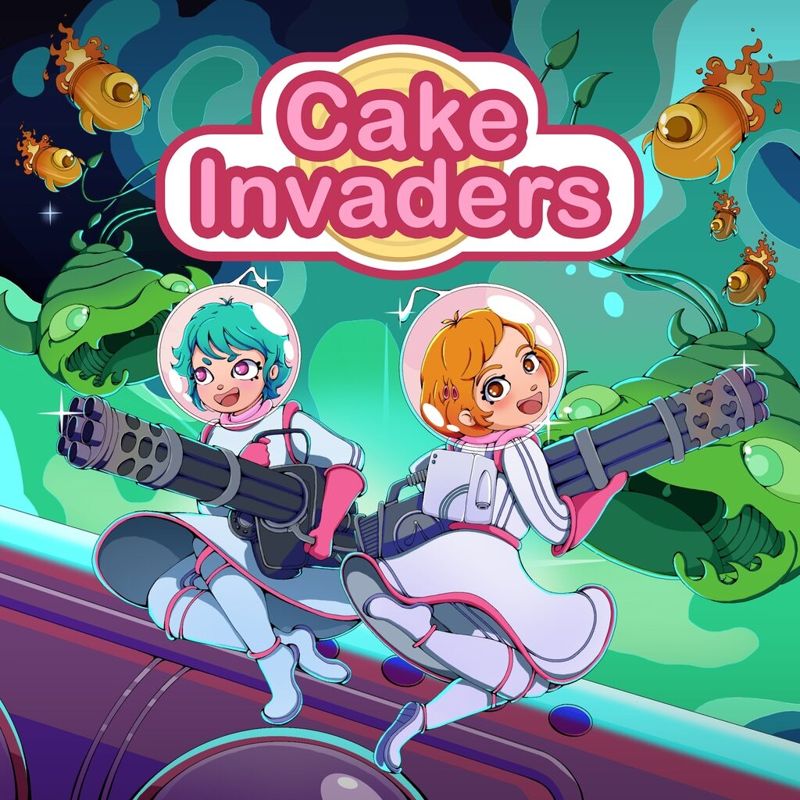 Front Cover for Cake Invaders (PlayStation 4 and PlayStation 5) (download release)