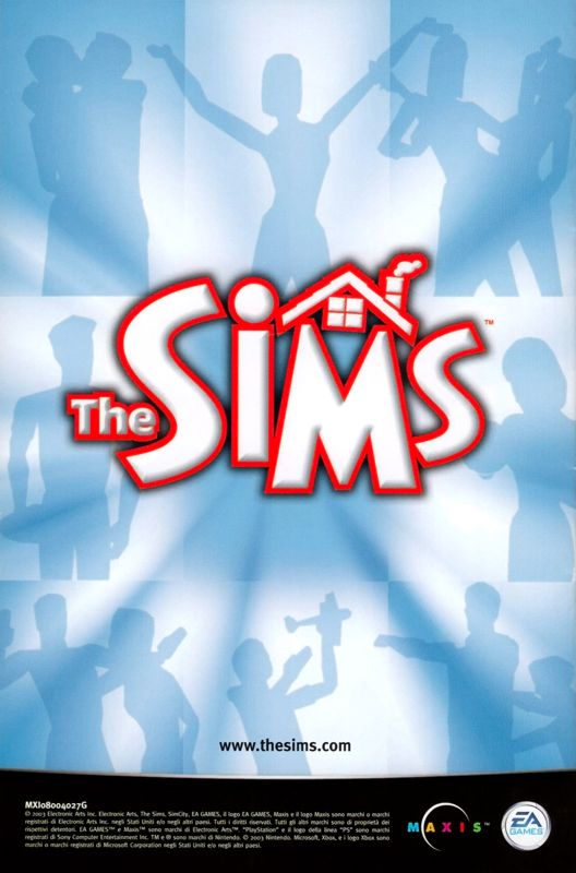 Advertisement for The Sims: Superstar (Windows): Product Catalogue - Back
