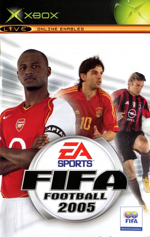 Manual for FIFA Soccer 2005 (Xbox): Front
