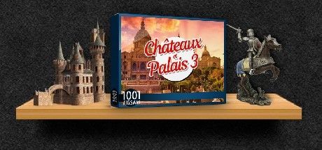 Front Cover for 1001 Jigsaw: Castles and Palaces 3 (Windows) (Steam release): French version