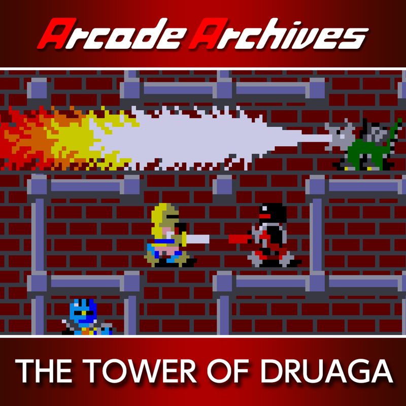 Front Cover for The Tower of Druaga (Nintendo Switch) (download release)