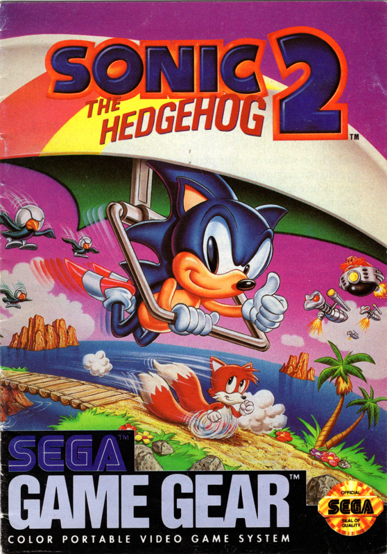 Manual for Sonic the Hedgehog 2 (Game Gear) (Majesco Sales re-release): Front