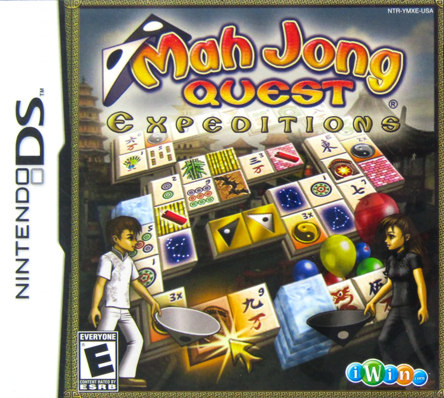 Front Cover for Mah Jong Quest: Expeditions (Nintendo DS)
