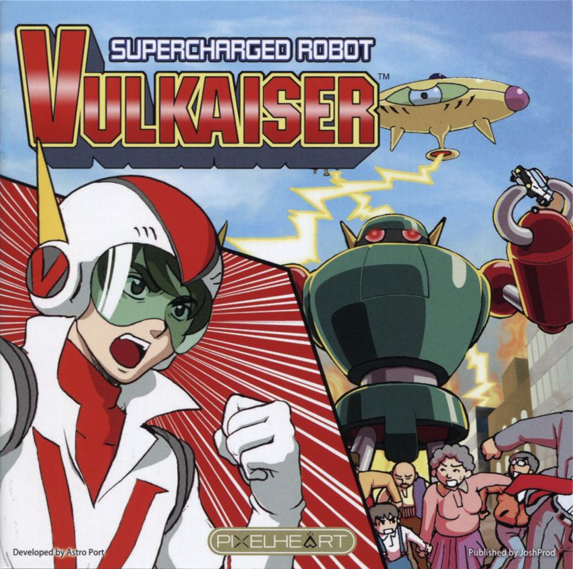 Manual for Supercharged Robot Vulkaiser (Dreamcast): Front