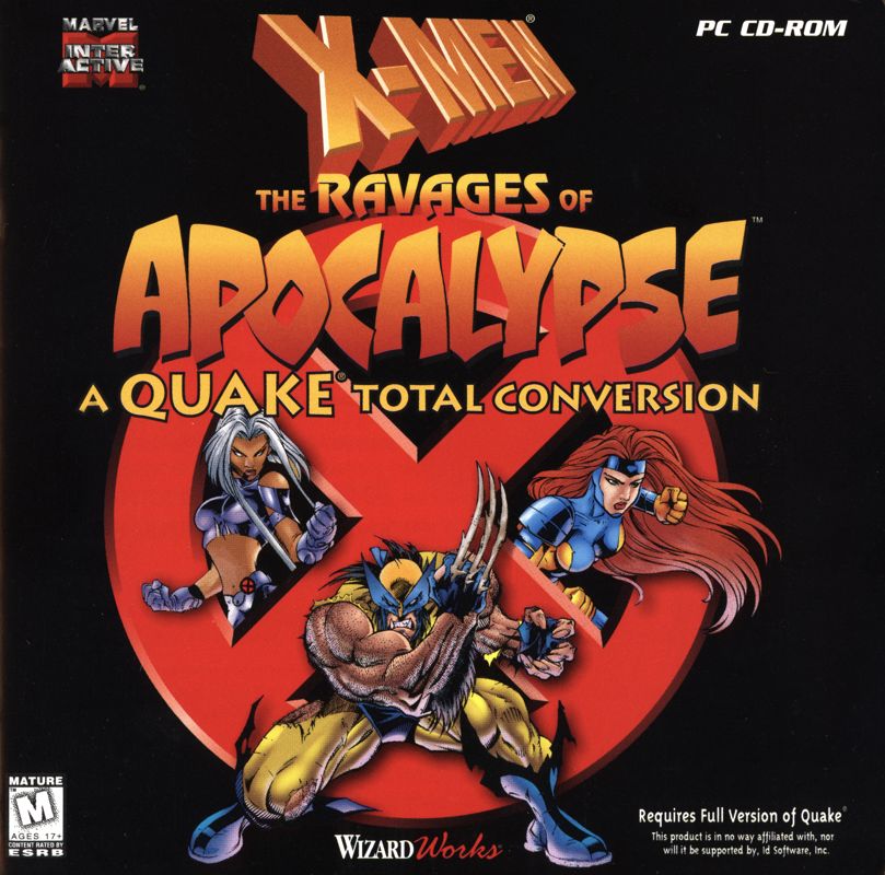 Manual for X-Men: The Ravages of Apocalypse (DOS): Front