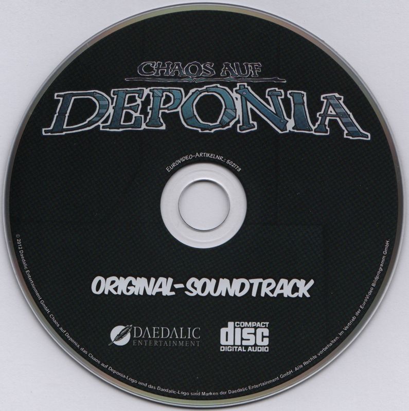 Soundtrack for Chaos auf Deponia (Limitierte Auflage) (Macintosh and Windows): Media