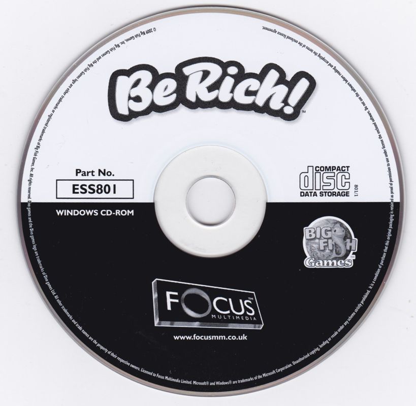 Media for Be Rich! (Windows) (Focus Multimedia release)