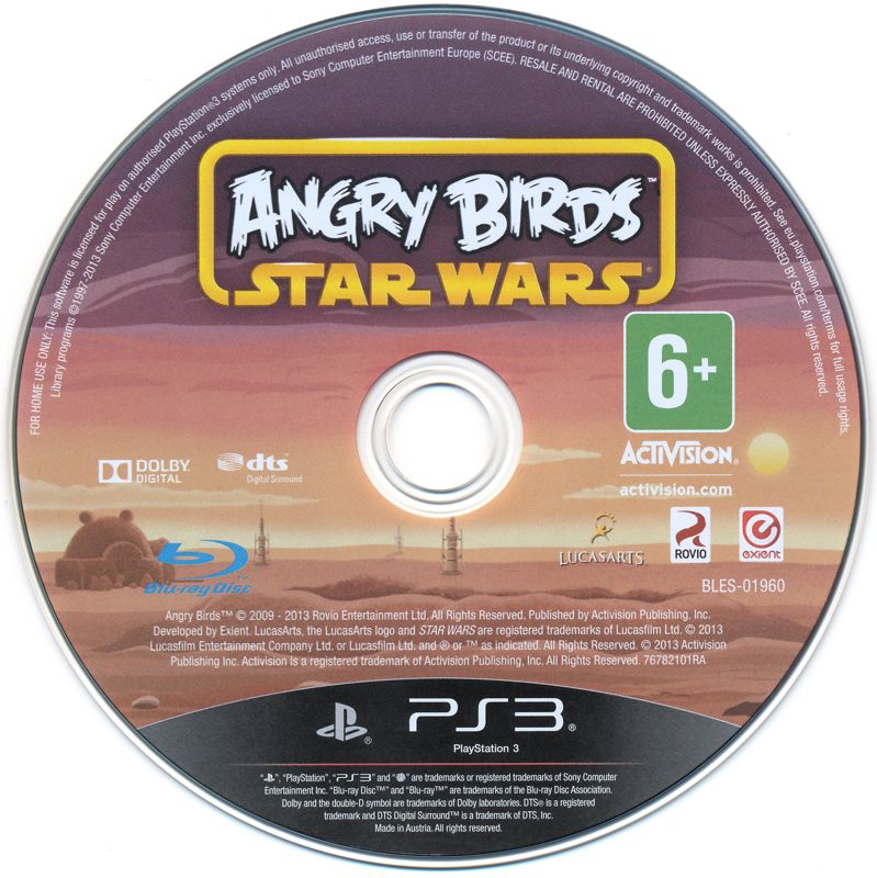 Media for Angry Birds: Star Wars (PlayStation 3)
