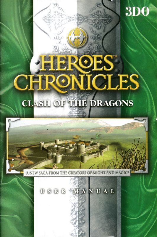 Manual for Heroes Chronicles: Clash of the Dragons (Windows): Front