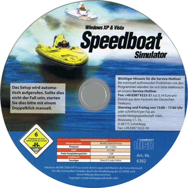 Media for Power Boat GT (Windows) (Media Verlagsgesellschaft release)