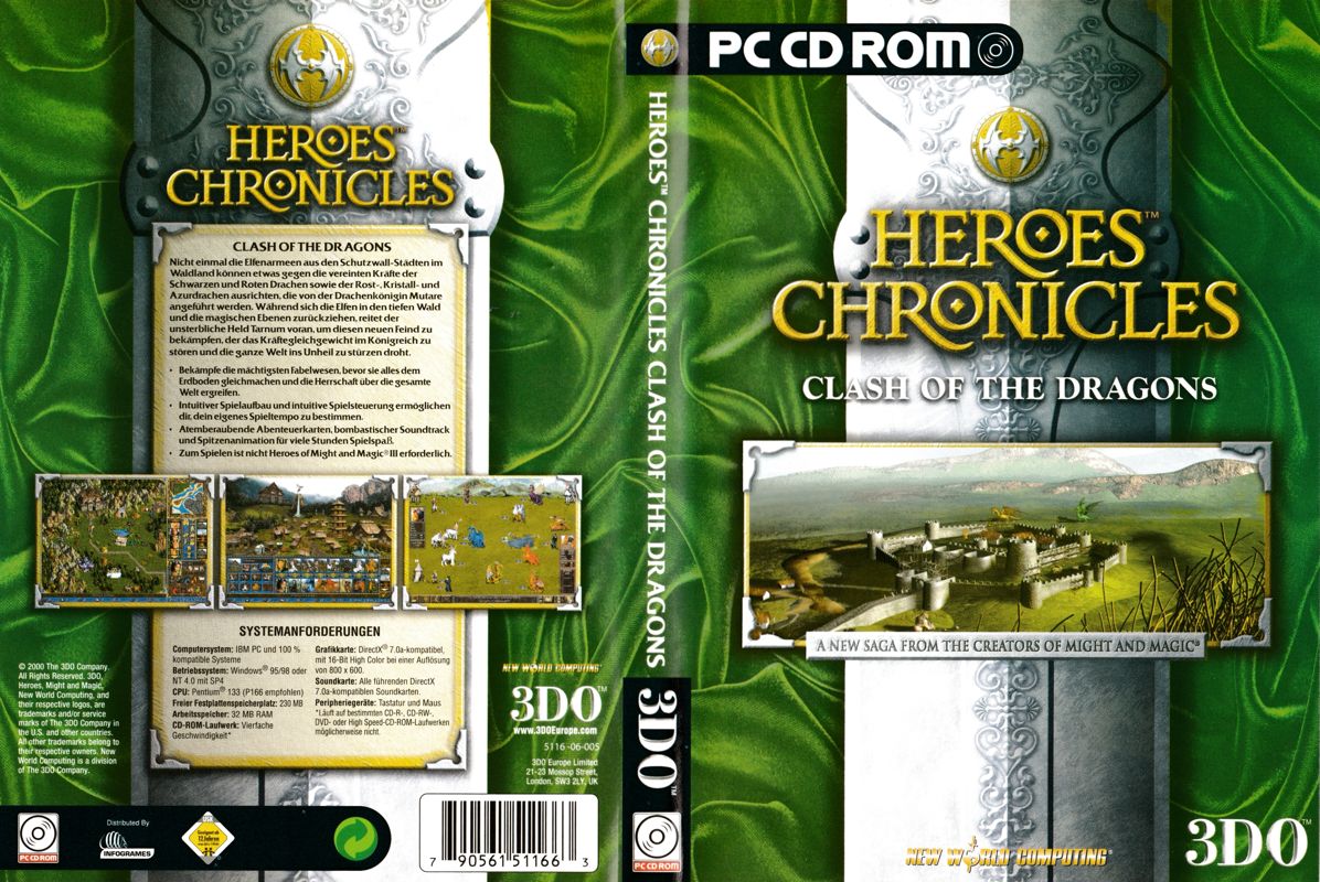 Full Cover for Heroes Chronicles: Clash of the Dragons (Windows)