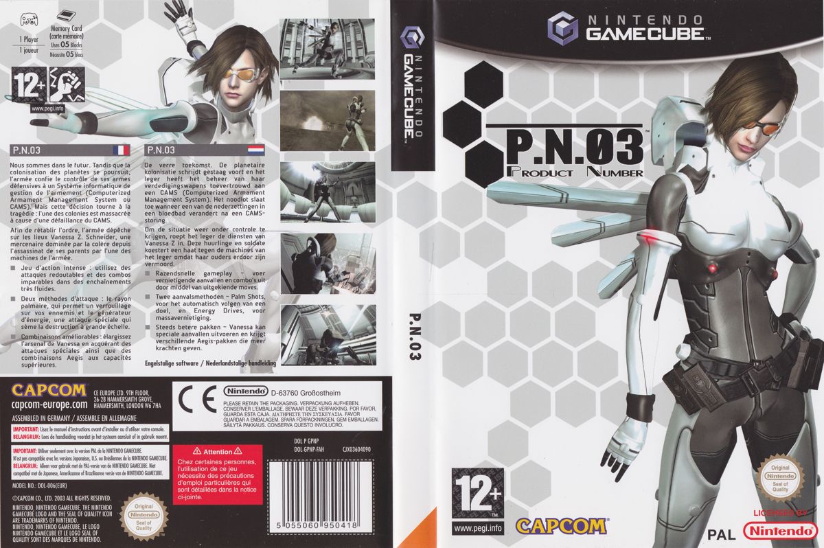 Full Cover for P.N.03 (GameCube)