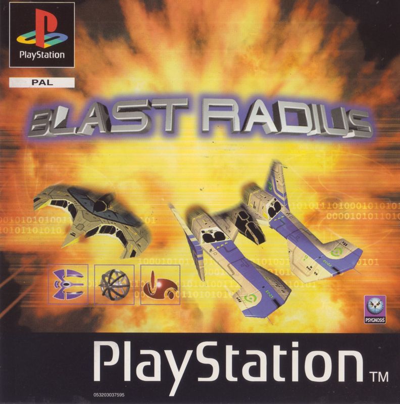 Front Cover for Blast Radius (PlayStation)