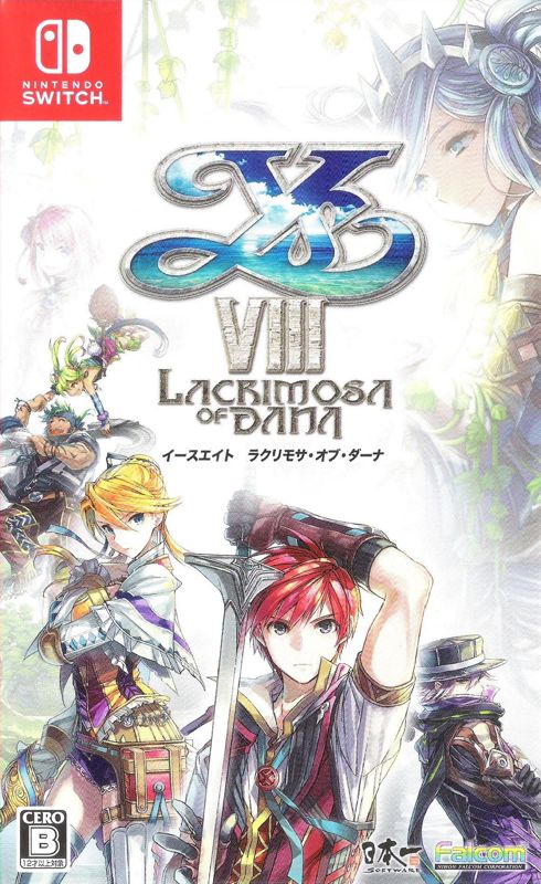Front Cover for Ys VIII: Lacrimosa of Dana (Nintendo Switch)