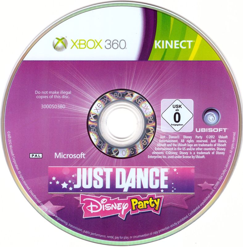 Just Dance: Disney Party + 3 + 4 (Microsoft Xbox 360 Video Game Lot)  Complete.