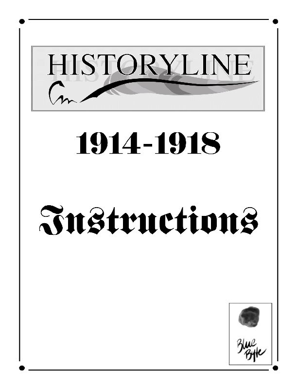 Manual for The Great War: 1914-1918 (DOS): Front